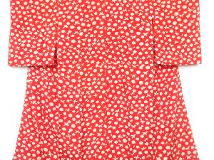 アンティーク　菊に梅模様長襦袢